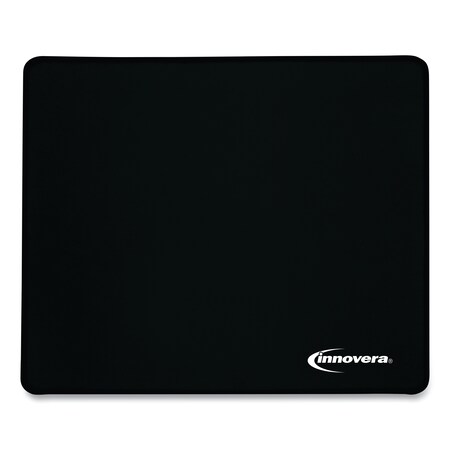 Innovera Large Mouse Pad, Nonskid Base, 9 7/8 x 11 7/8 x 1/8, Black IVR52600